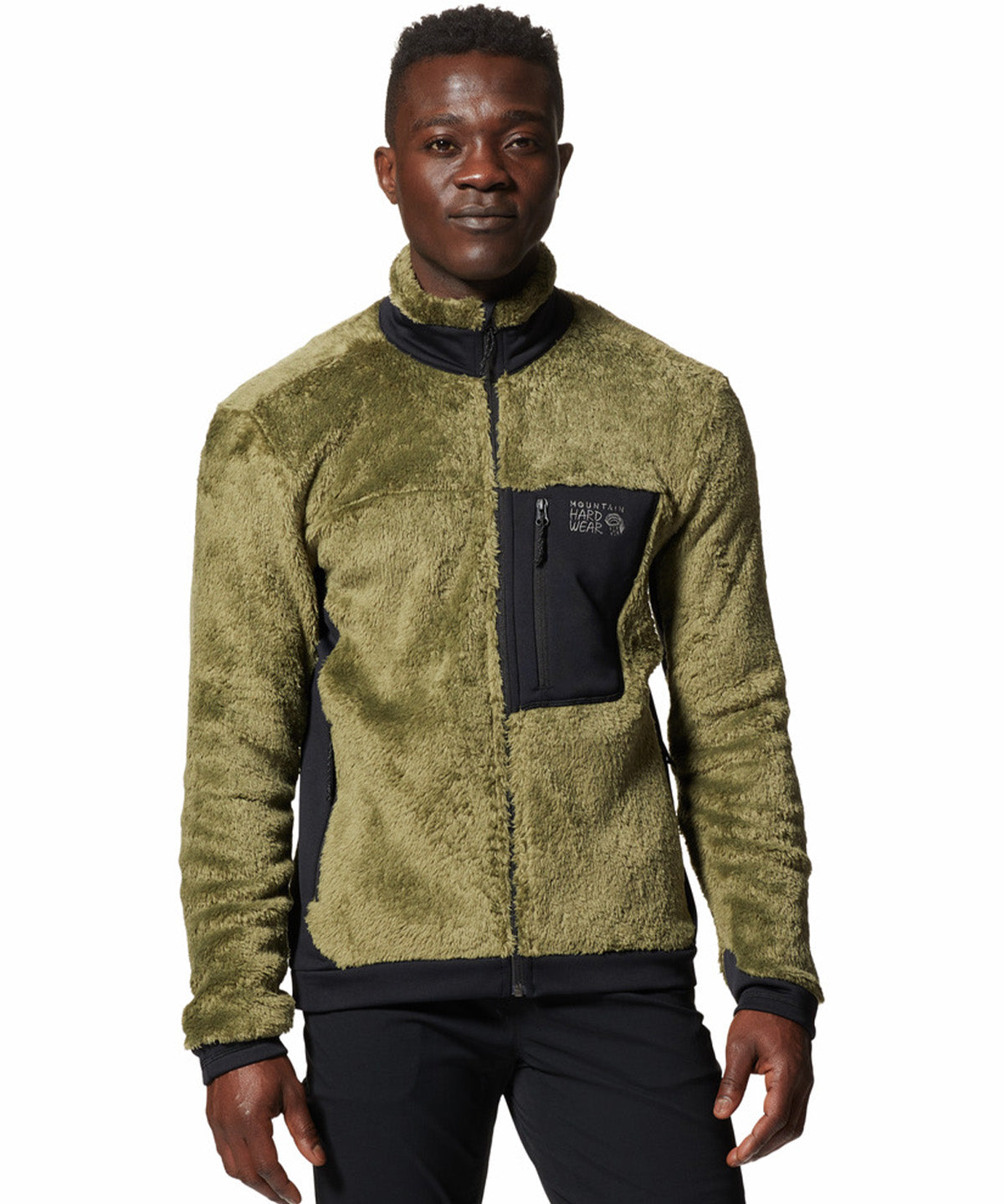 Polar Hombre Polartec High Loft Verde Mountain Hardwear