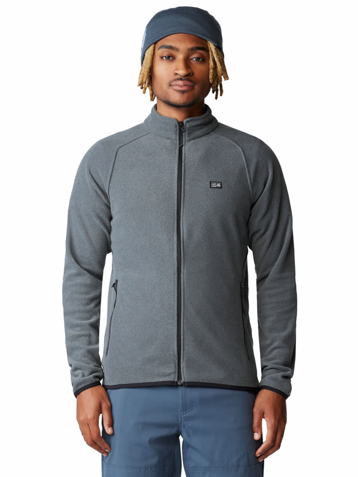 Polar Hombre Microchill Full Zip Gris Mountain Hardwear