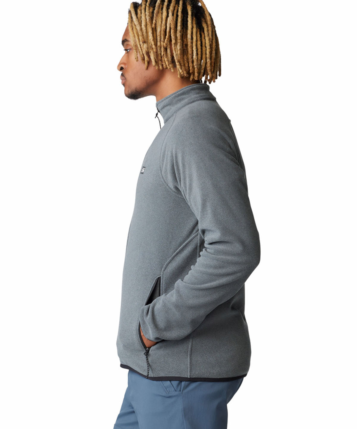 Polar Hombre Microchill Full Zip Gris Mountain Hardwear