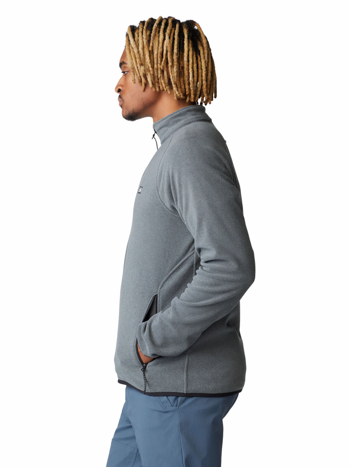 Polar Hombre Microchill Full Zip Gris Mountain Hardwear