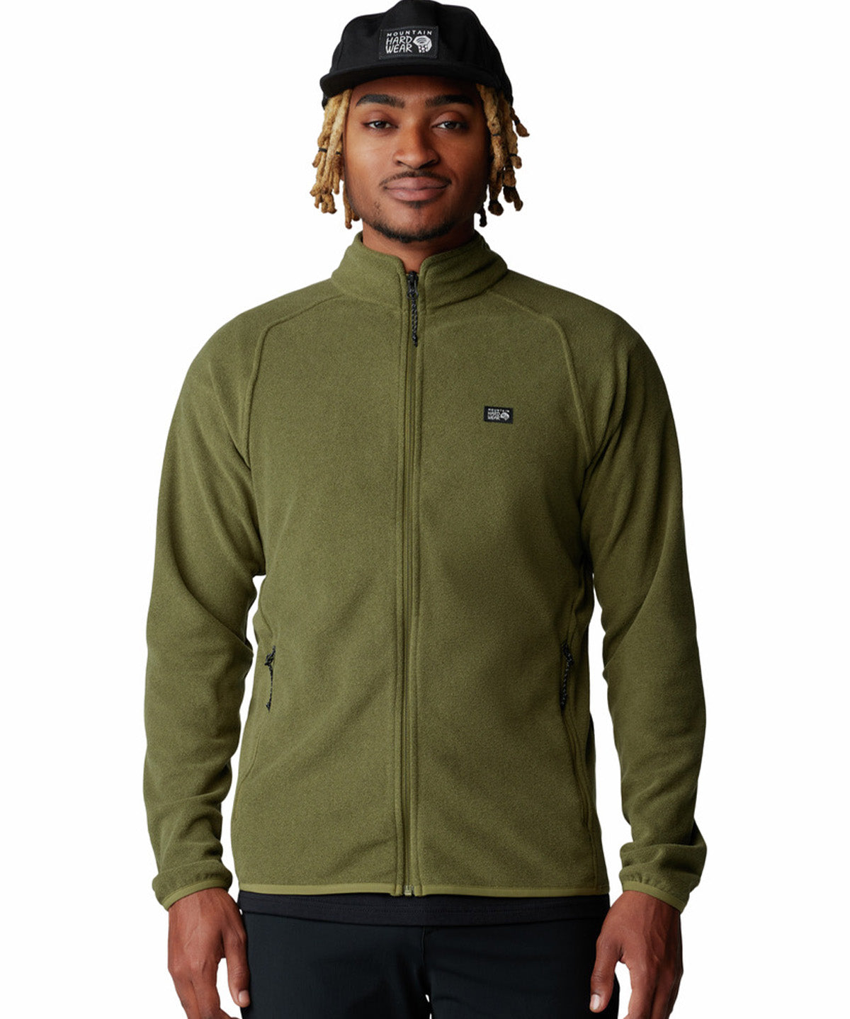 Polar Hombre Microchill Full Zip Verde Mountain Hardwear