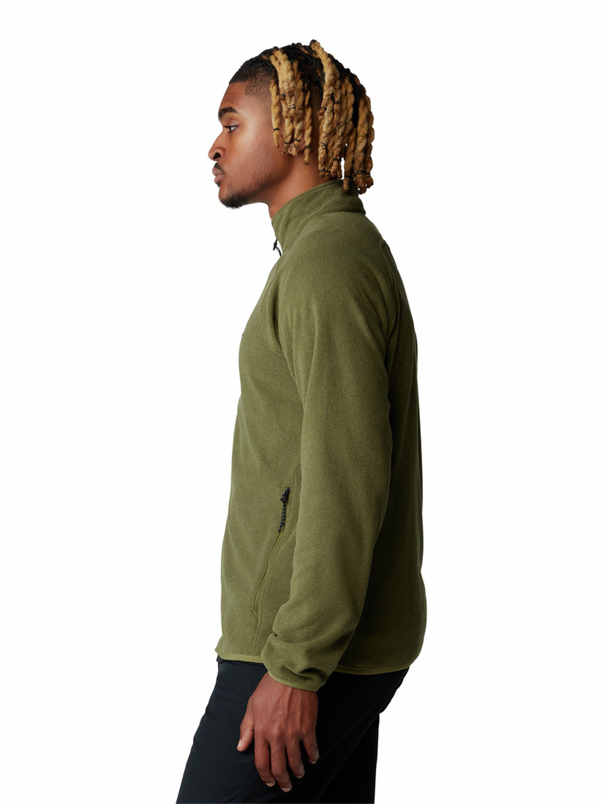 Polar Hombre Microchill Full Zip Verde Mountain Hardwear