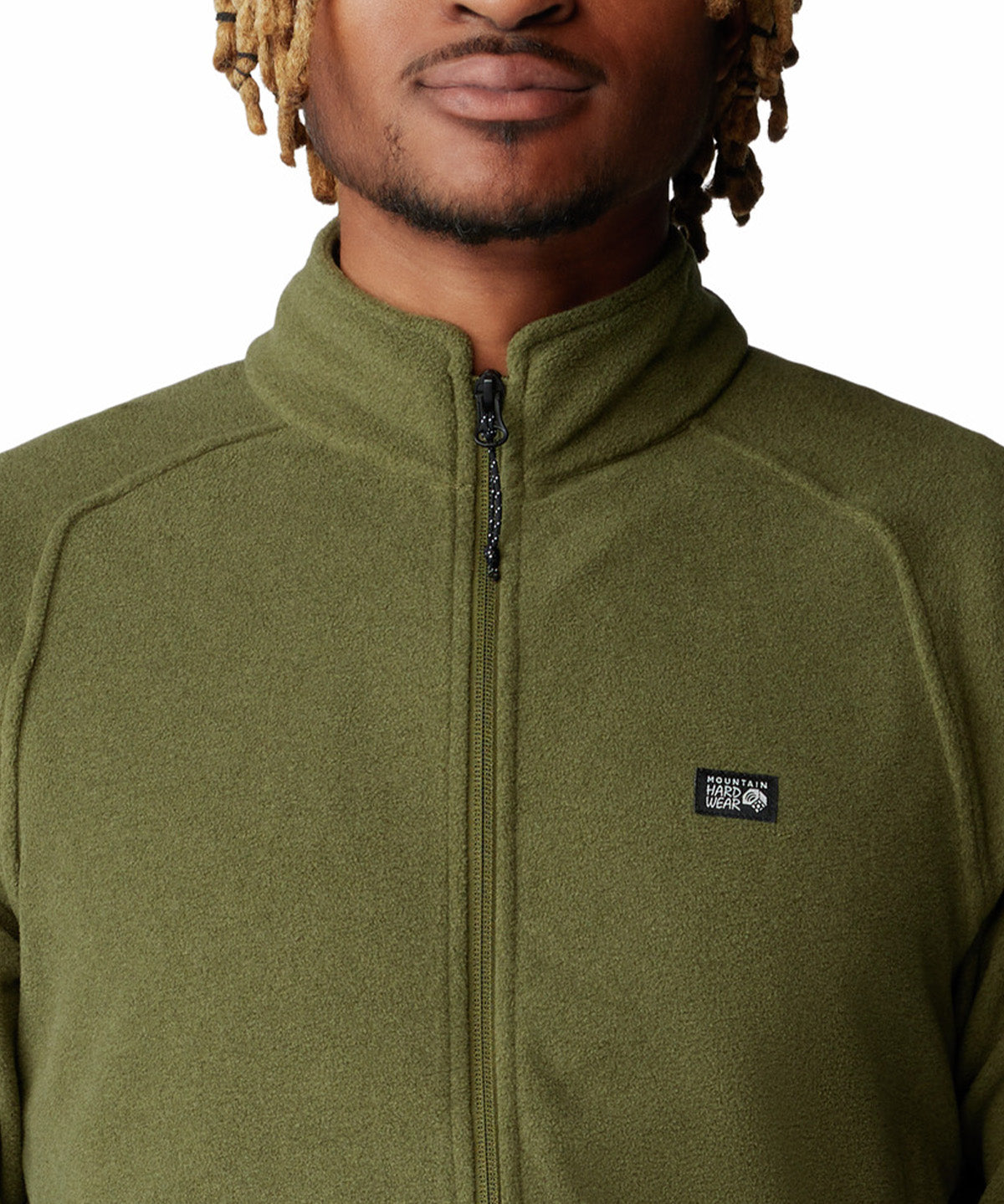 Polar Hombre Microchill Full Zip Verde Mountain Hardwear