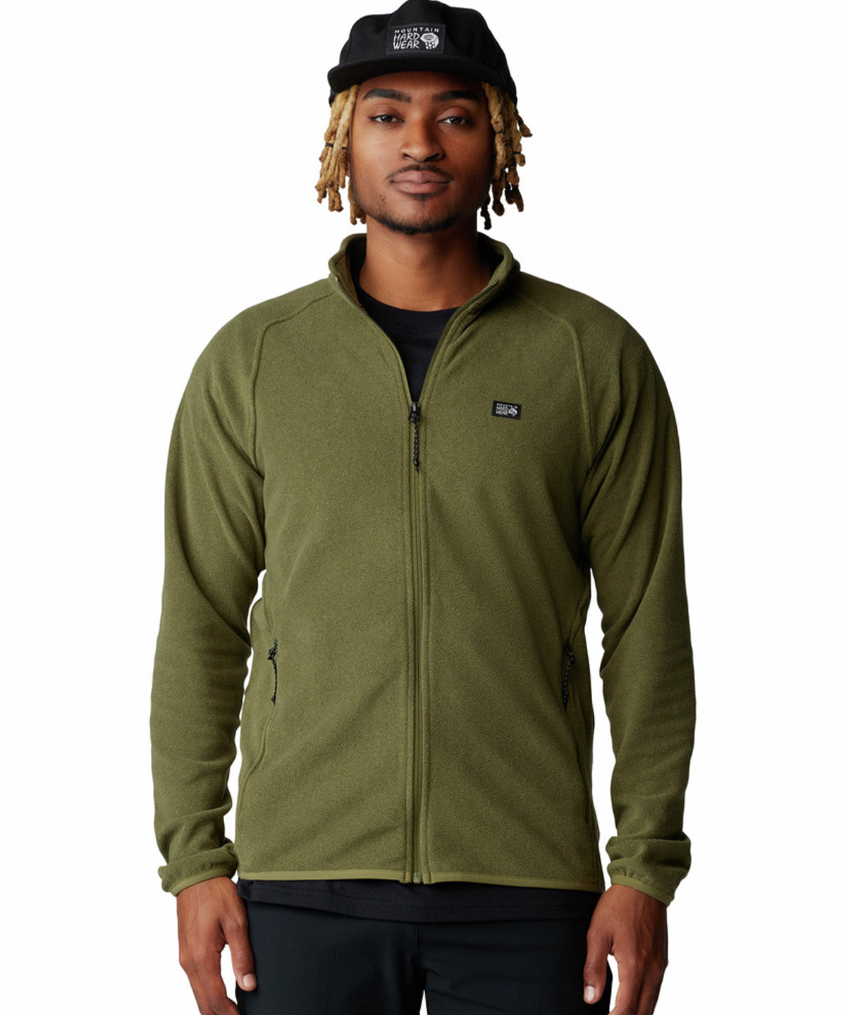 Polar Hombre Microchill Full Zip Verde Mountain Hardwear