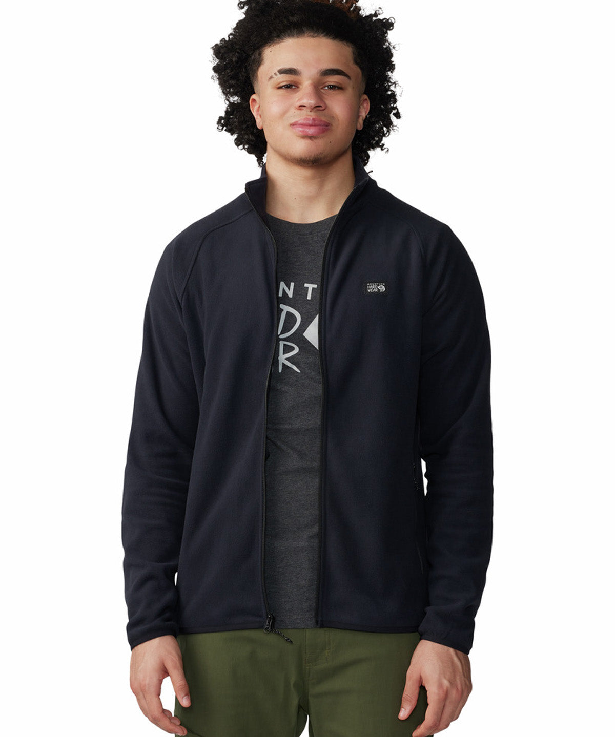 Polar Hombre Microchill Full Zip Negro Mountain Hardwear