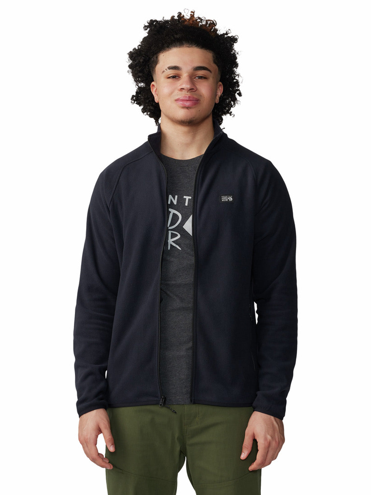 Polar Hombre Microchill Full Zip Negro Mountain Hardwear