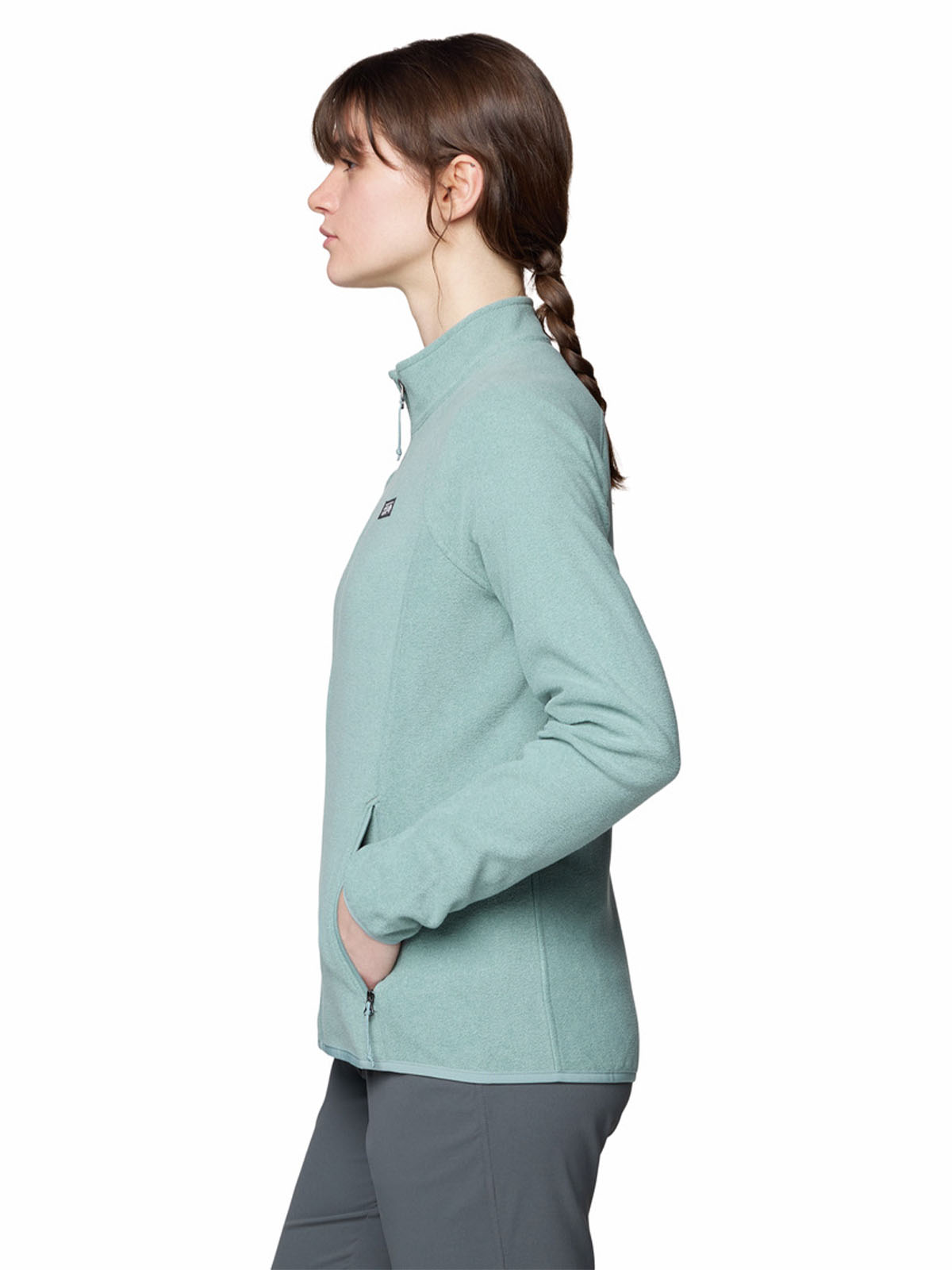 Polar Mujer Microchill Full Zip Azul Mountain Hardwear