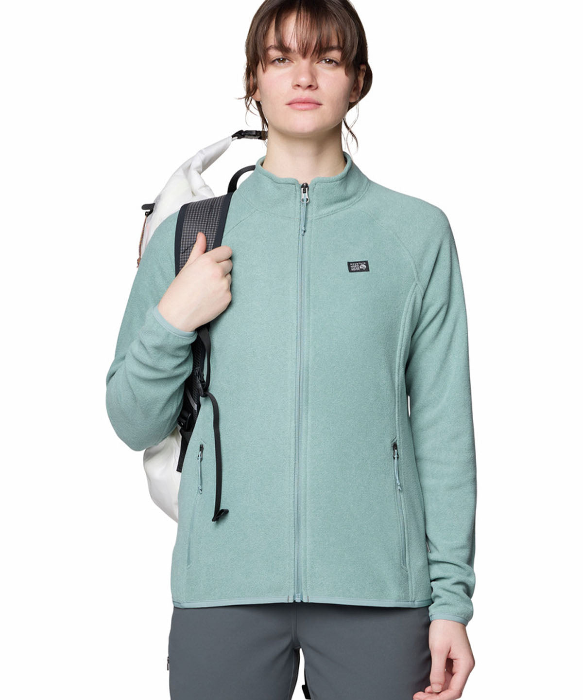 Polar Mujer Microchill Full Zip Azul Mountain Hardwear