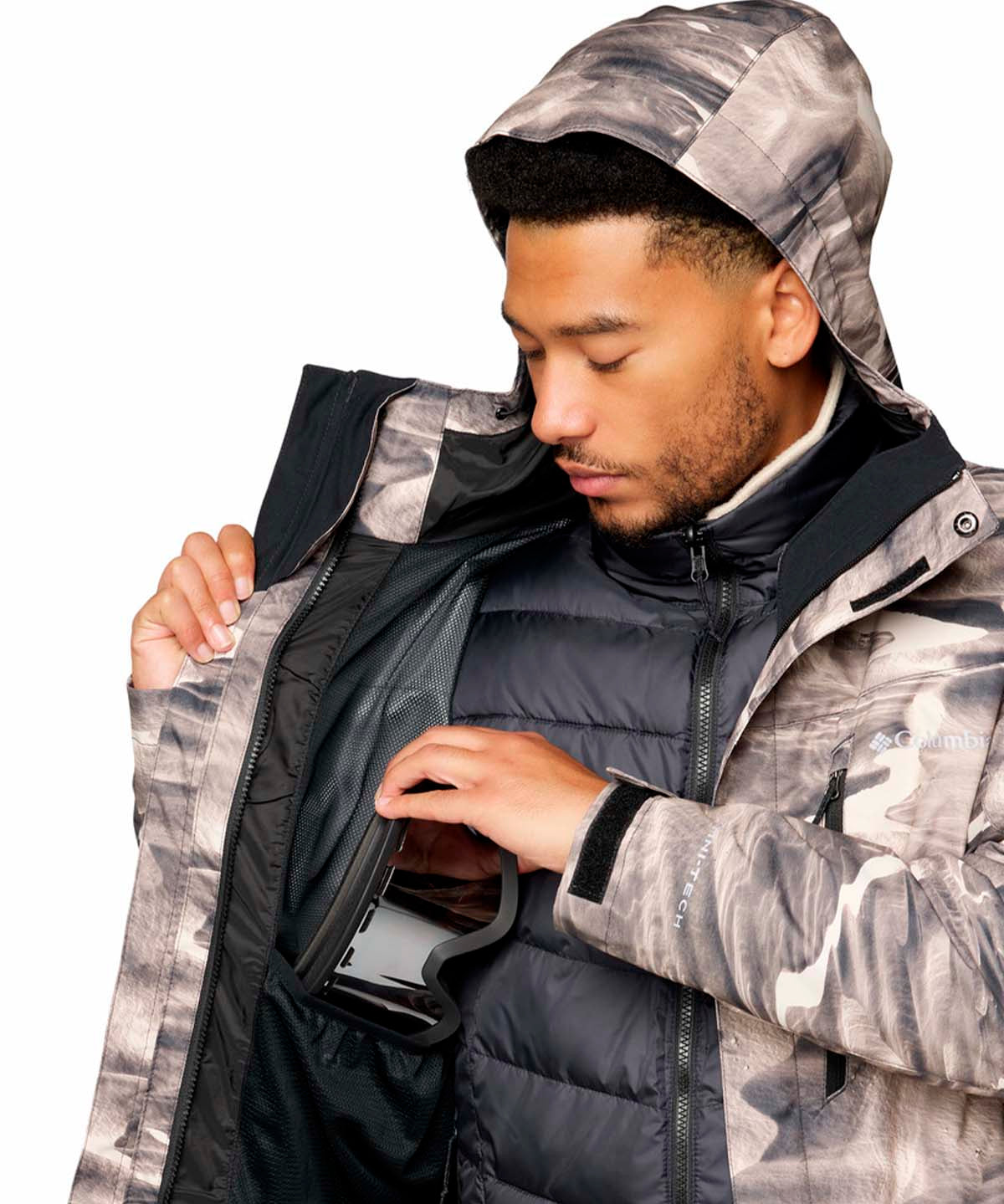 Parka Hombre Whirlibird V Ski Gris Columbia