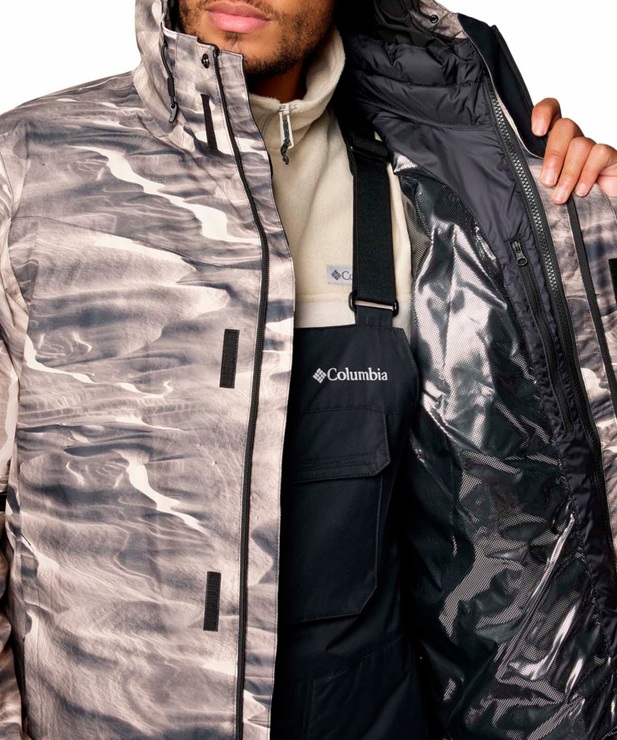 Parka Hombre Whirlibird V Ski Gris Columbia