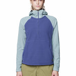 Polar Mujer Summit Grid Half Zip Azul Mountain Hardwear