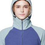 Polar Mujer Summit Grid Half Zip Azul Mountain Hardwear