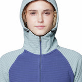 Polar Mujer Summit Grid Half Zip Azul Mountain Hardwear