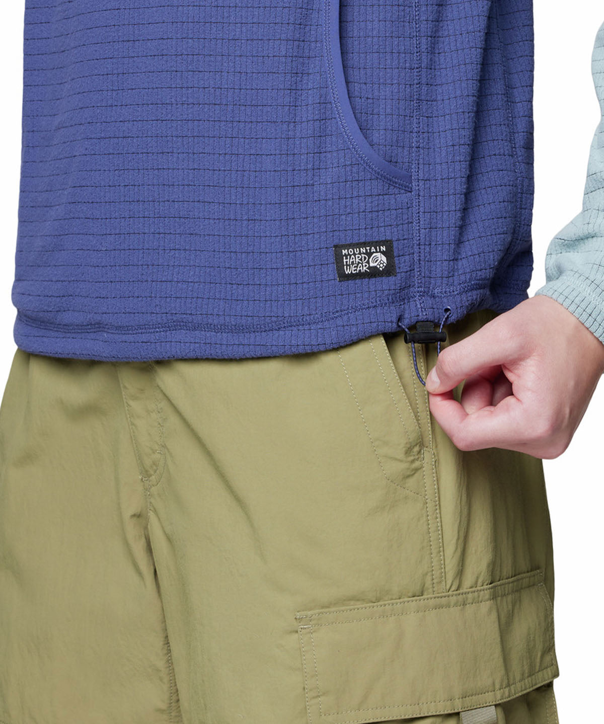 Polar Mujer Summit Grid Half Zip Azul Mountain Hardwear