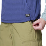 Polar Mujer Summit Grid Half Zip Azul Mountain Hardwear