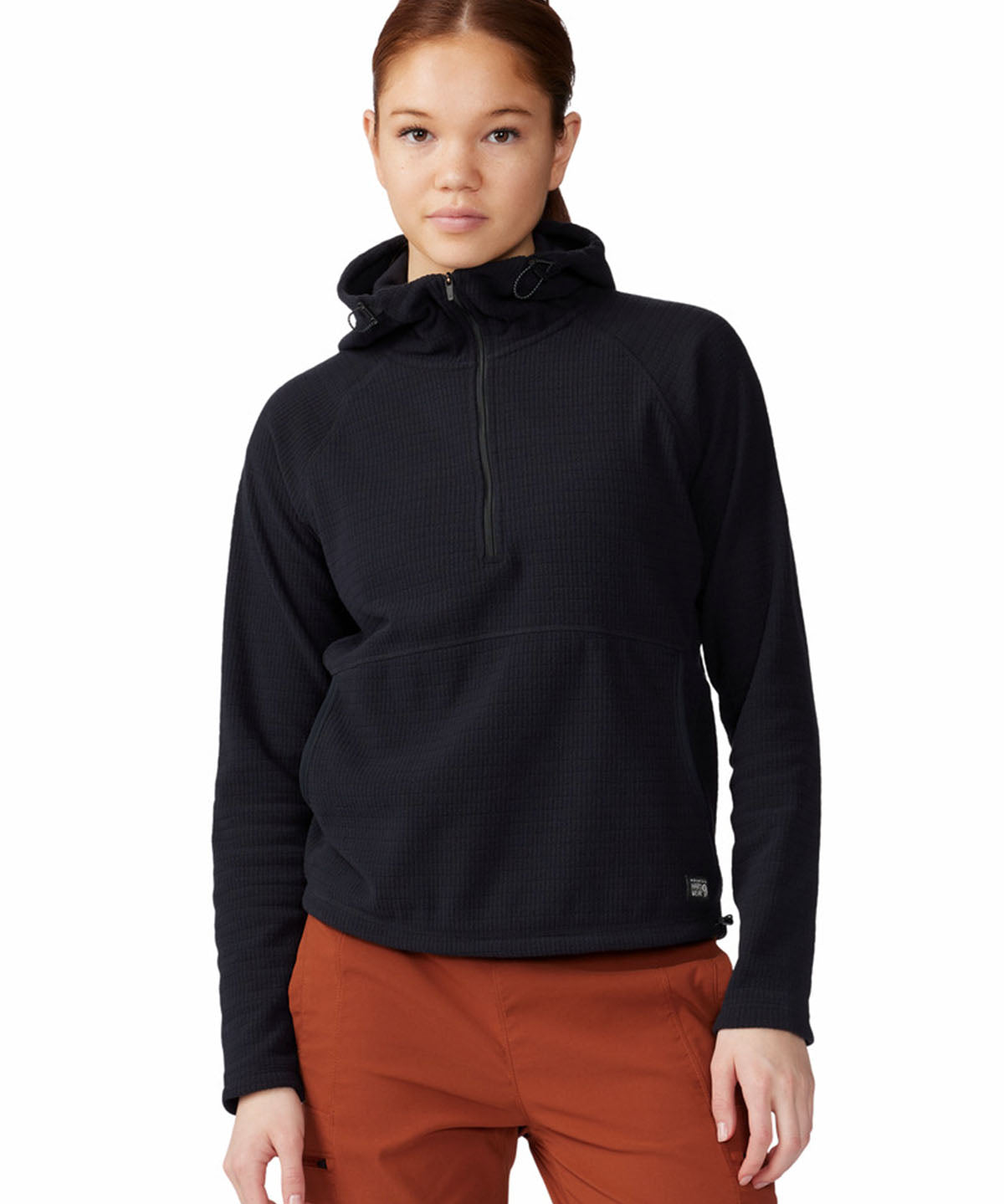 Polar Mujer Summit Grid Half Zip Negro Mountain Hardwear