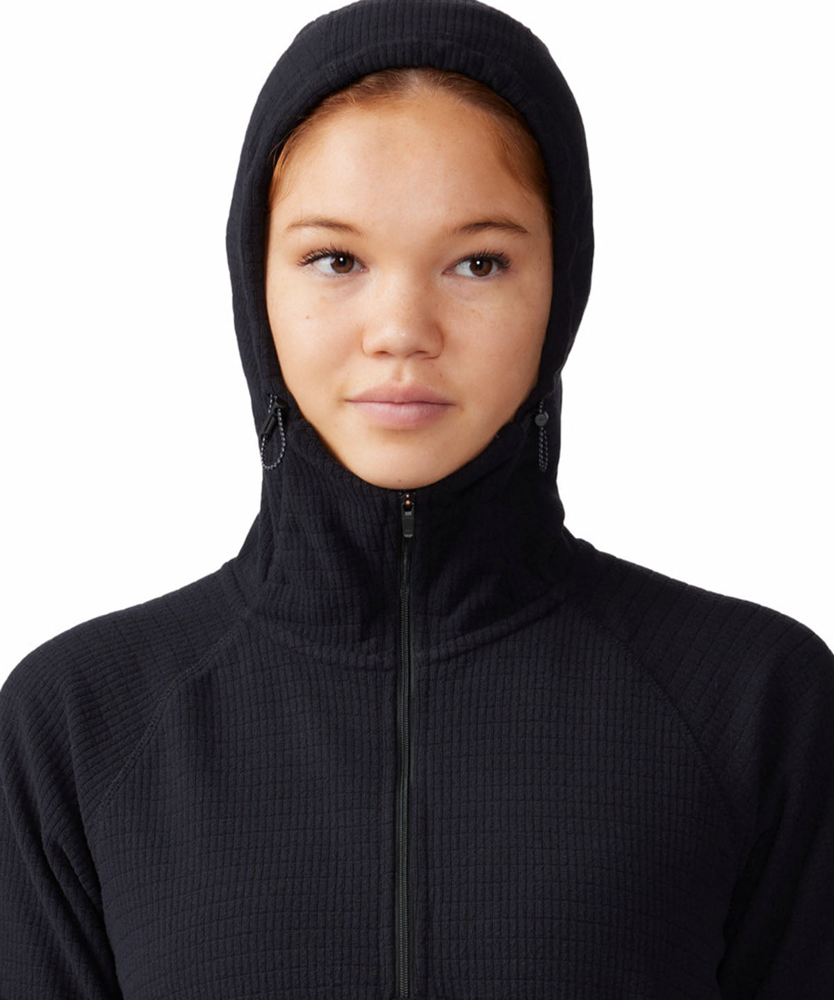 Polar Mujer Summit Grid Half Zip Negro Mountain Hardwear