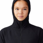 Polar Mujer Summit Grid Half Zip Negro Mountain Hardwear