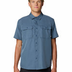 Camisa Manga Corta Hombre Canyon Azul Mountain Hardwear