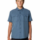 Camisa Manga Corta Hombre Canyon Azul Mountain Hardwear