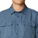 Camisa Manga Corta Hombre Canyon Azul Mountain Hardwear