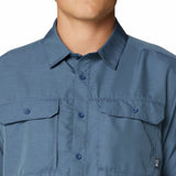 Camisa Manga Corta Hombre Canyon Azul Mountain Hardwear