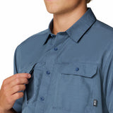 Camisa Manga Corta Hombre Canyon Azul Mountain Hardwear