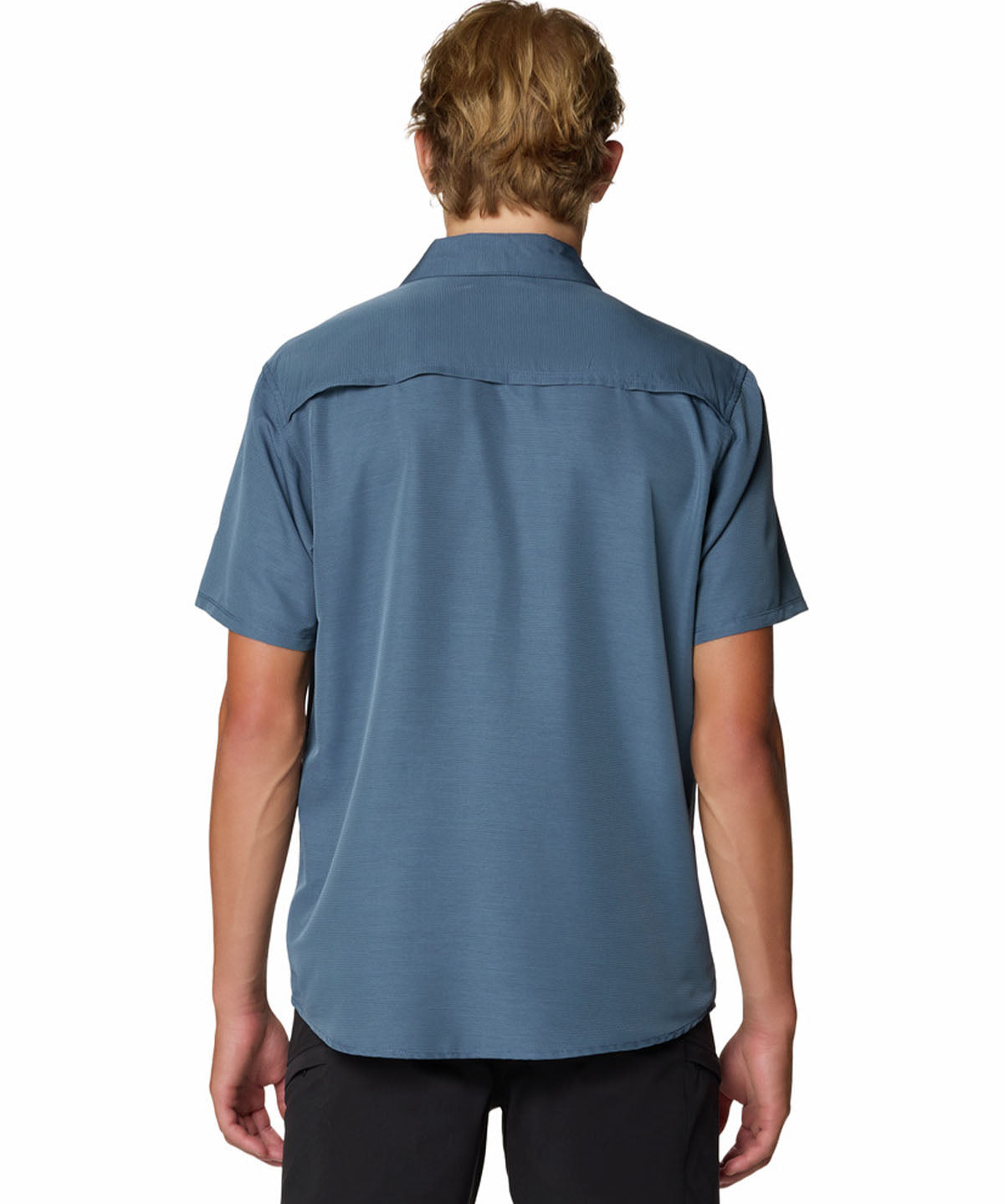 Camisa Manga Corta Hombre Canyon Azul Mountain Hardwear