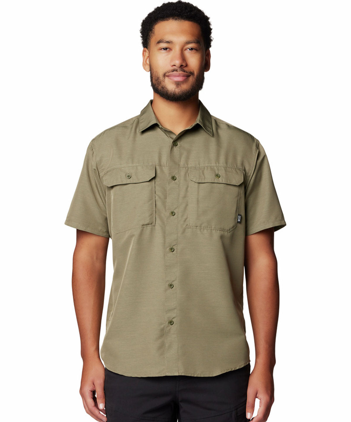 Camisa Manga Corta Hombre Canyon Verde Mountain Hardwear