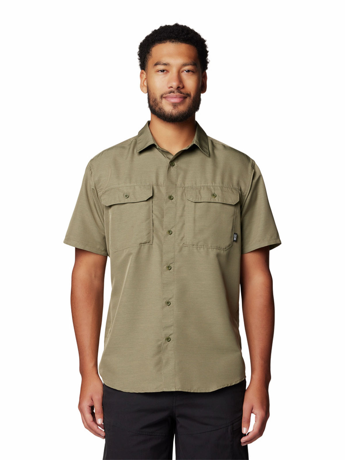 Camisa Manga Corta Hombre Canyon Verde Mountain Hardwear