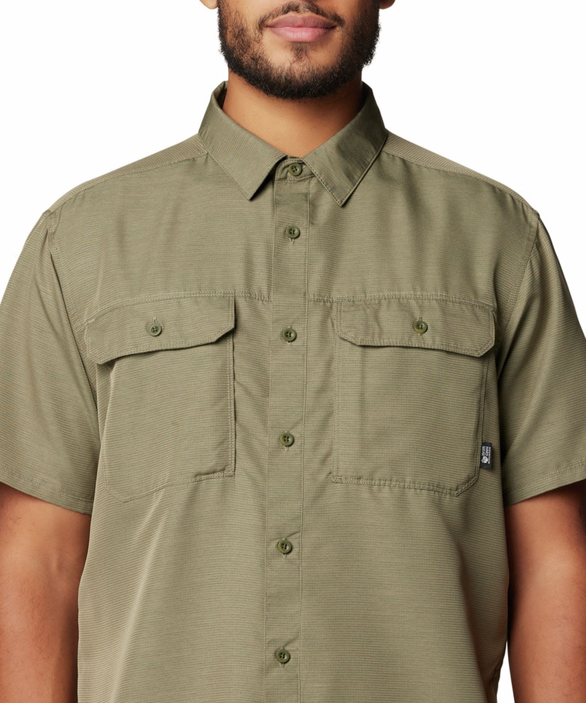 Camisa Manga Corta Hombre Canyon Verde Mountain Hardwear