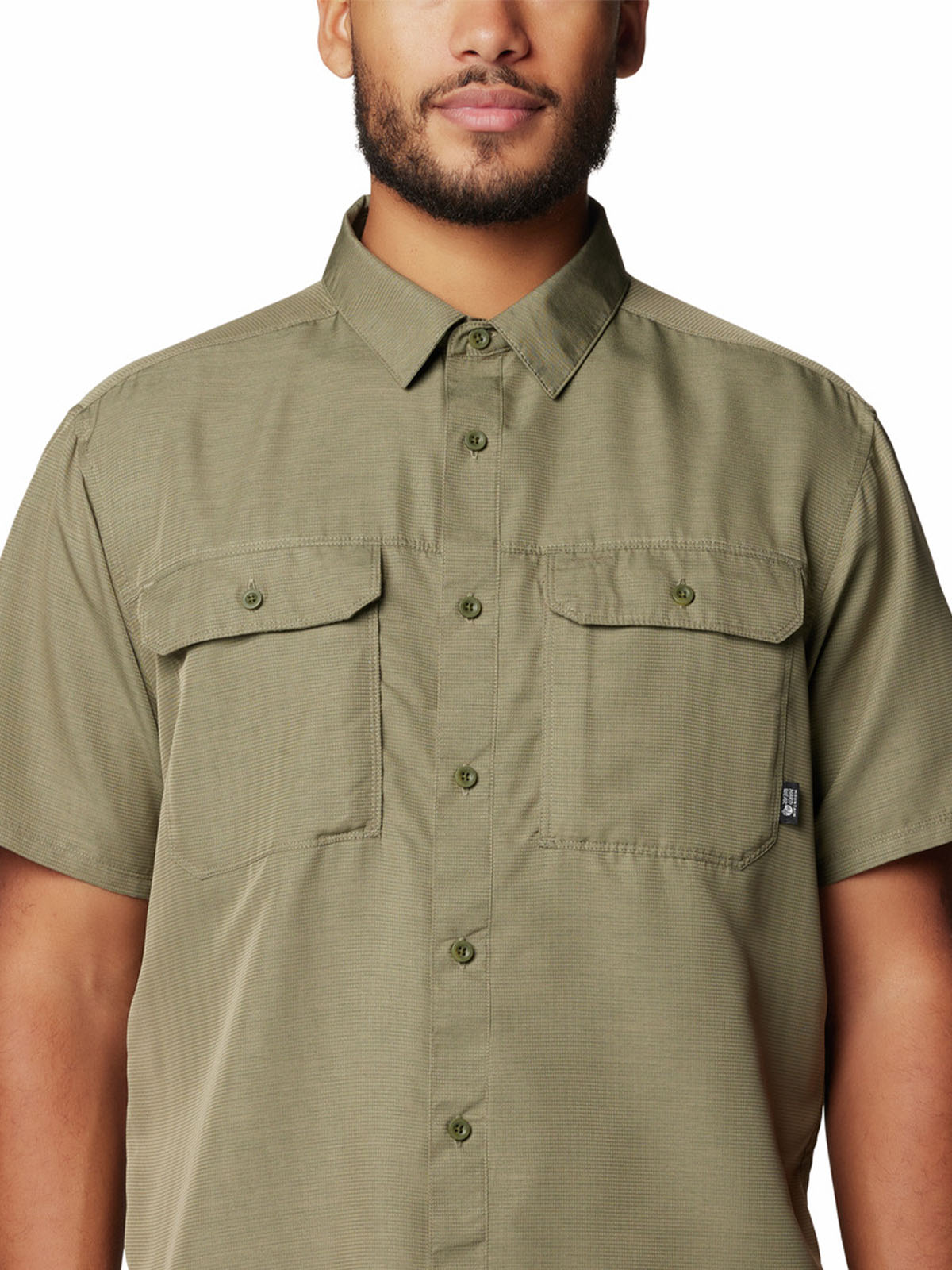 Camisa Manga Corta Hombre Canyon Verde Mountain Hardwear
