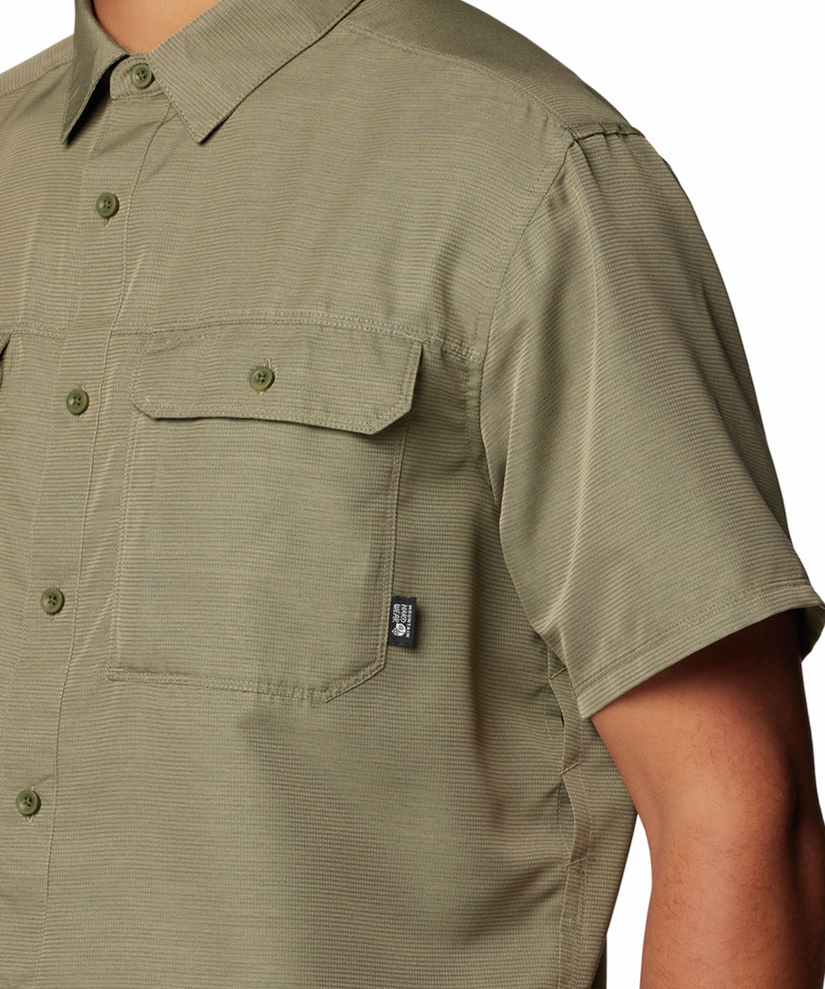 Camisa Manga Corta Hombre Canyon Verde Mountain Hardwear