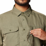 Camisa Manga Corta Hombre Canyon Verde Mountain Hardwear