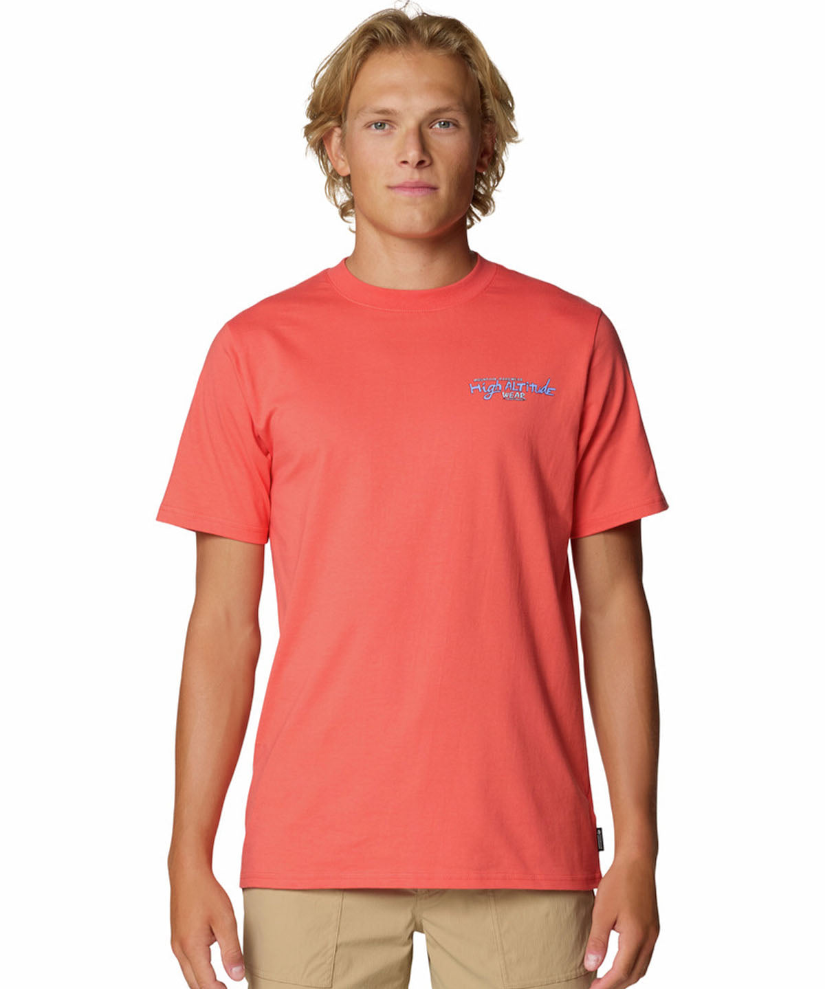 Polera Manga Corta Hombre High Altitude Amarillo Mountain Hardwear