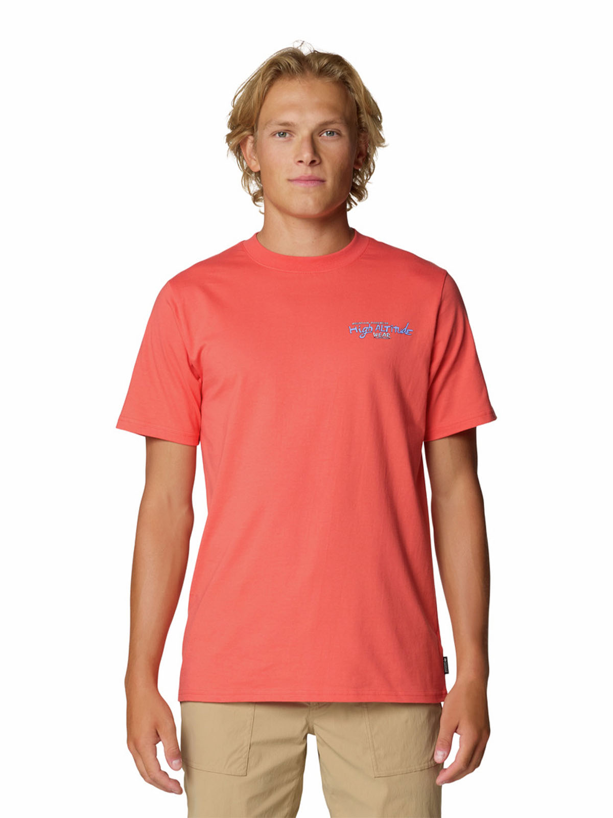 Polera Manga Corta Hombre High Altitude Amarillo Mountain Hardwear
