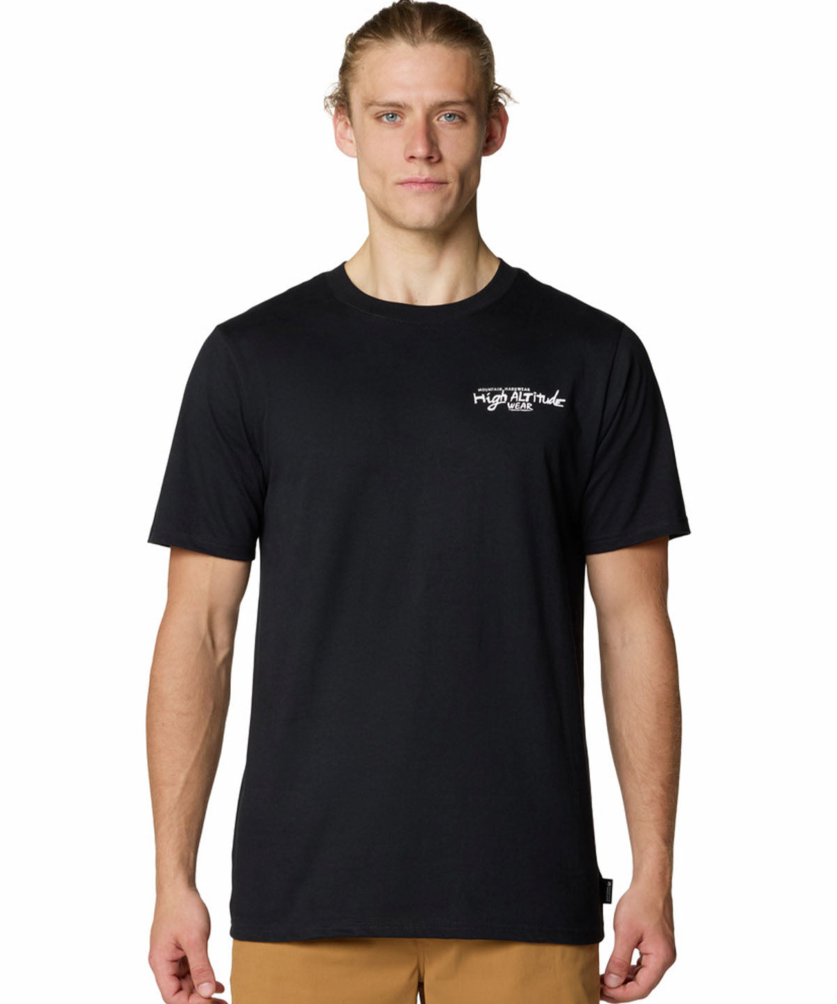 Polera Manga Corta Hombre High Altitude Negro Mountain Hardwear