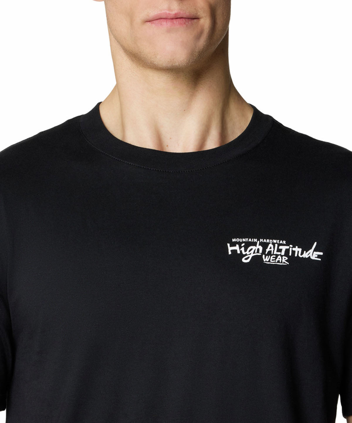 Polera Manga Corta Hombre High Altitude Negro Mountain Hardwear