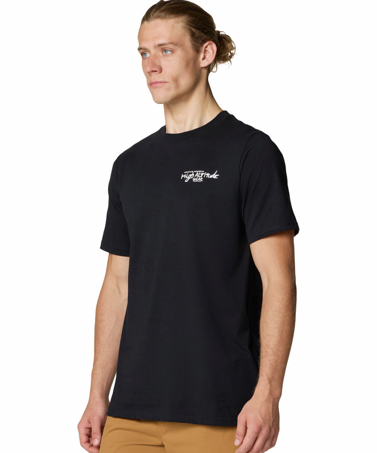 Polera Manga Corta Hombre High Altitude Negro Mountain Hardwear