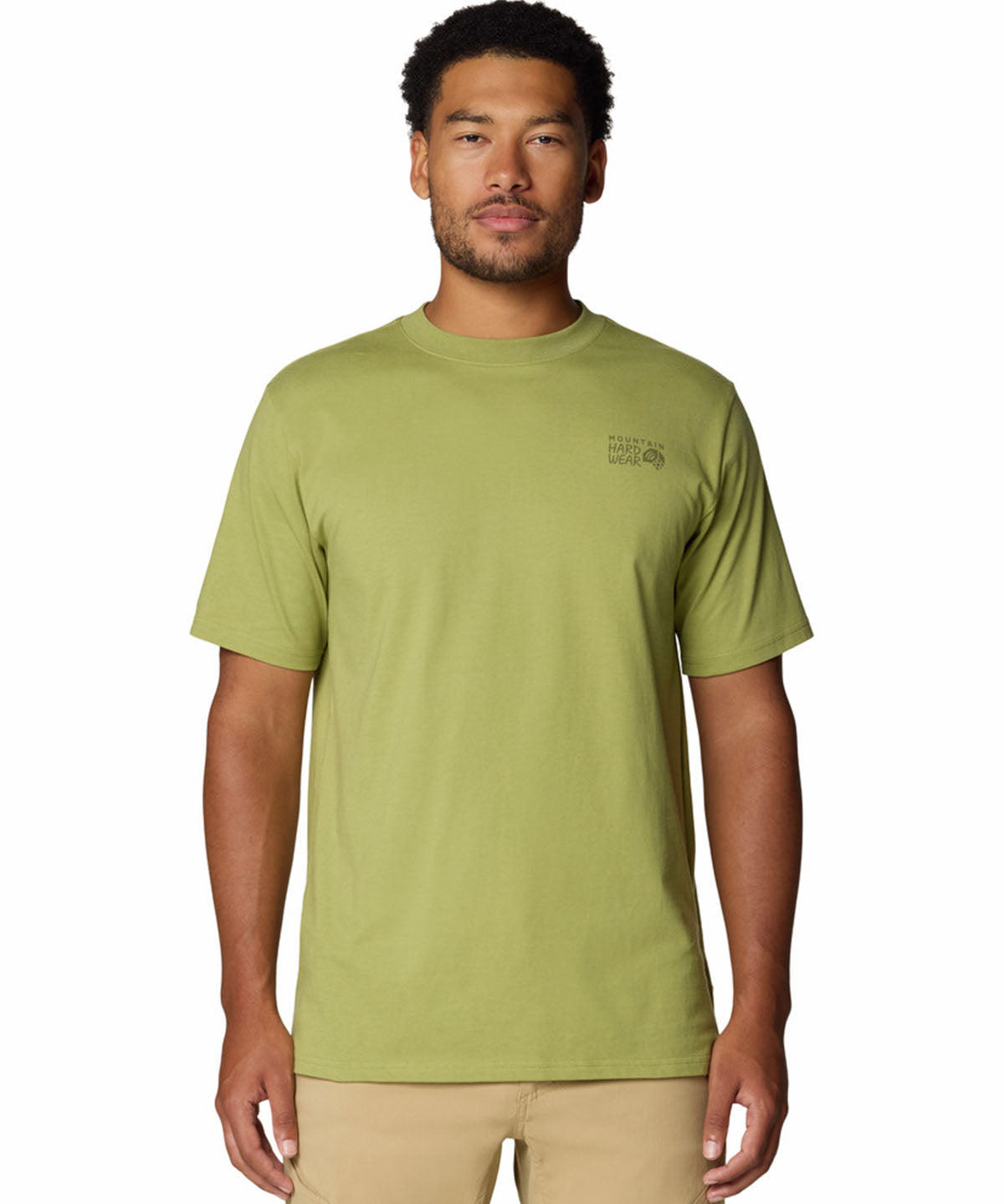 Polera Manga Corta Hombre Mountain Sunset Verde Mountain Hardwear