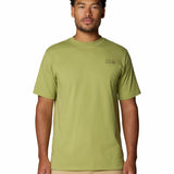 Polera Manga Corta Hombre Mountain Sunset Verde Mountain Hardwear