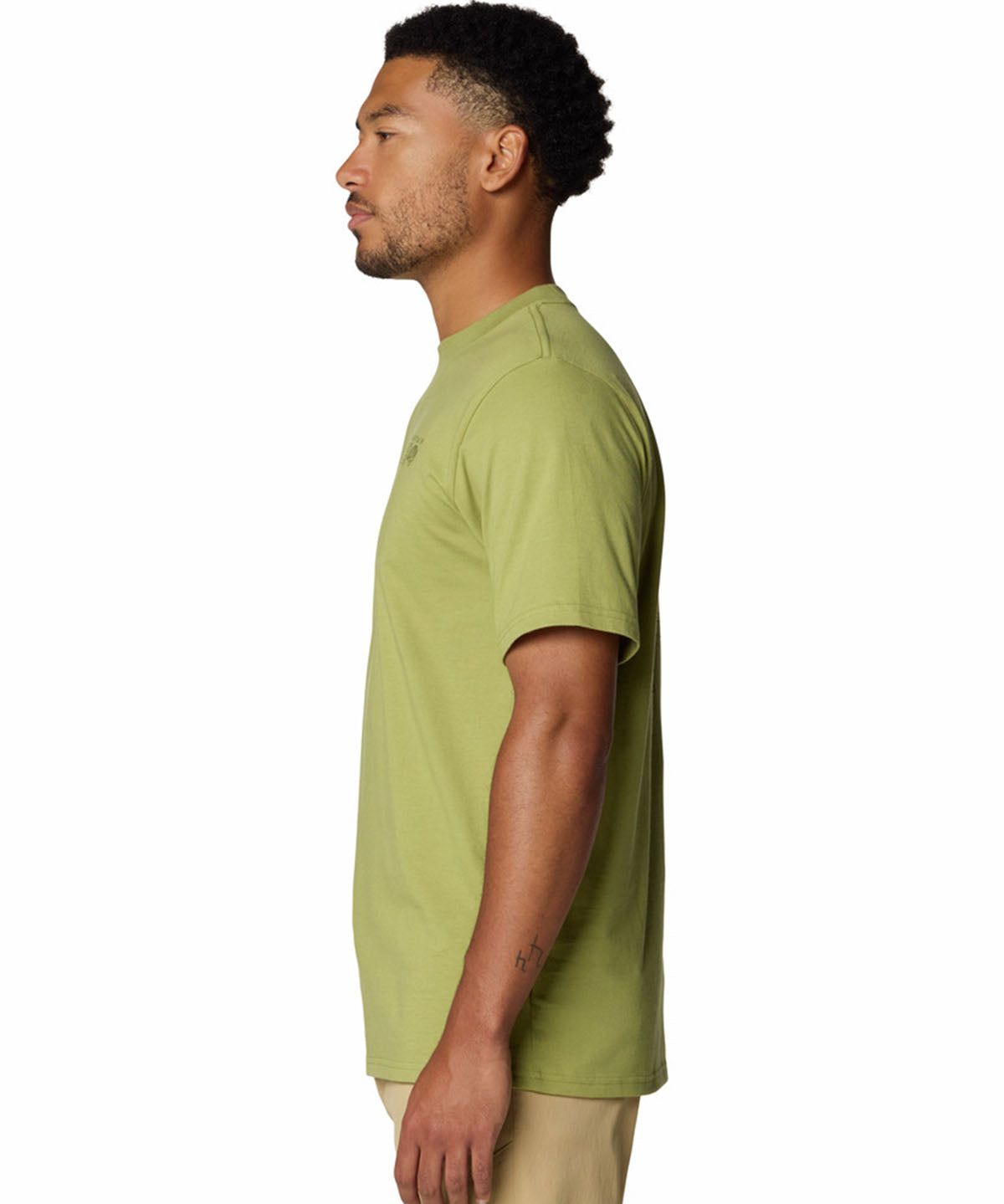 Polera Manga Corta Hombre Mountain Sunset Verde Mountain Hardwear
