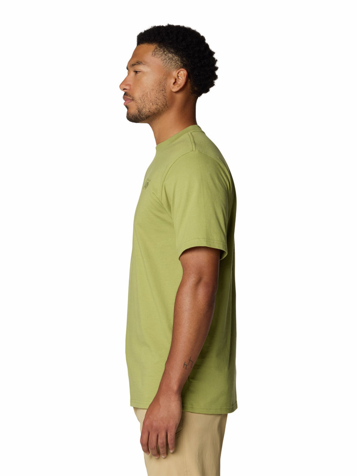 Polera Manga Corta Hombre Mountain Sunset Verde Mountain Hardwear