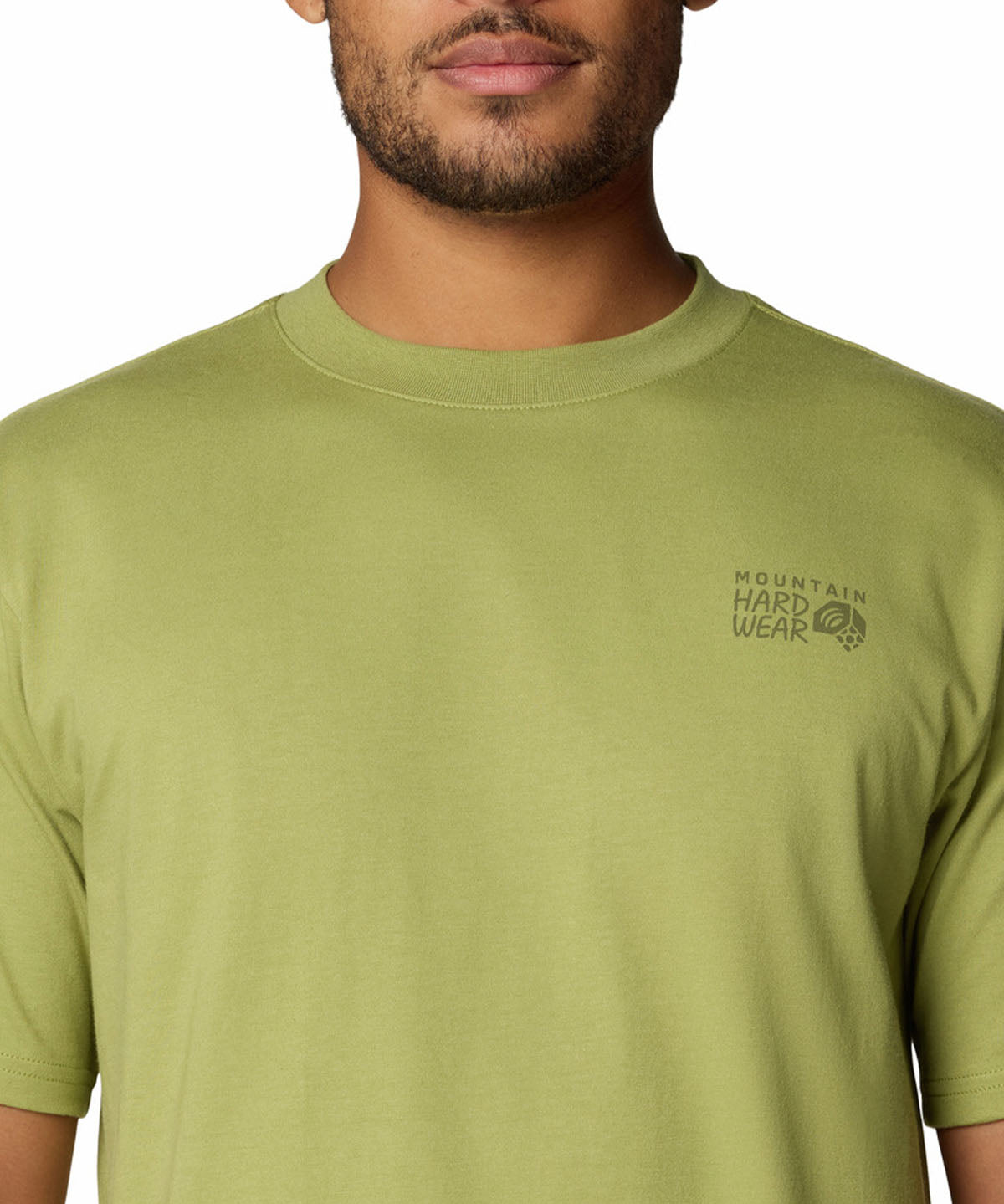 Polera Manga Corta Hombre Mountain Sunset Verde Mountain Hardwear