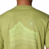 Polera Manga Corta Hombre Mountain Sunset Verde Mountain Hardwear