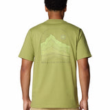 Polera Manga Corta Hombre Mountain Sunset Verde Mountain Hardwear
