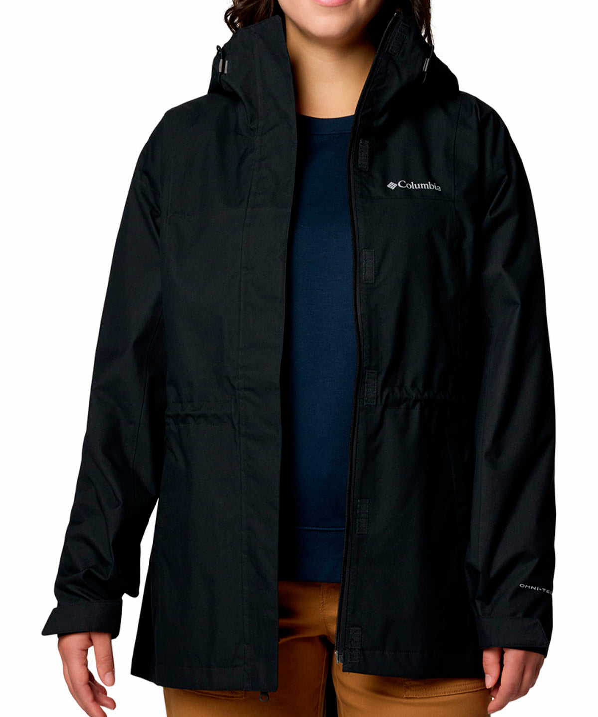 Cortaviento Mujer Hikebound II Long Negro Columbia
