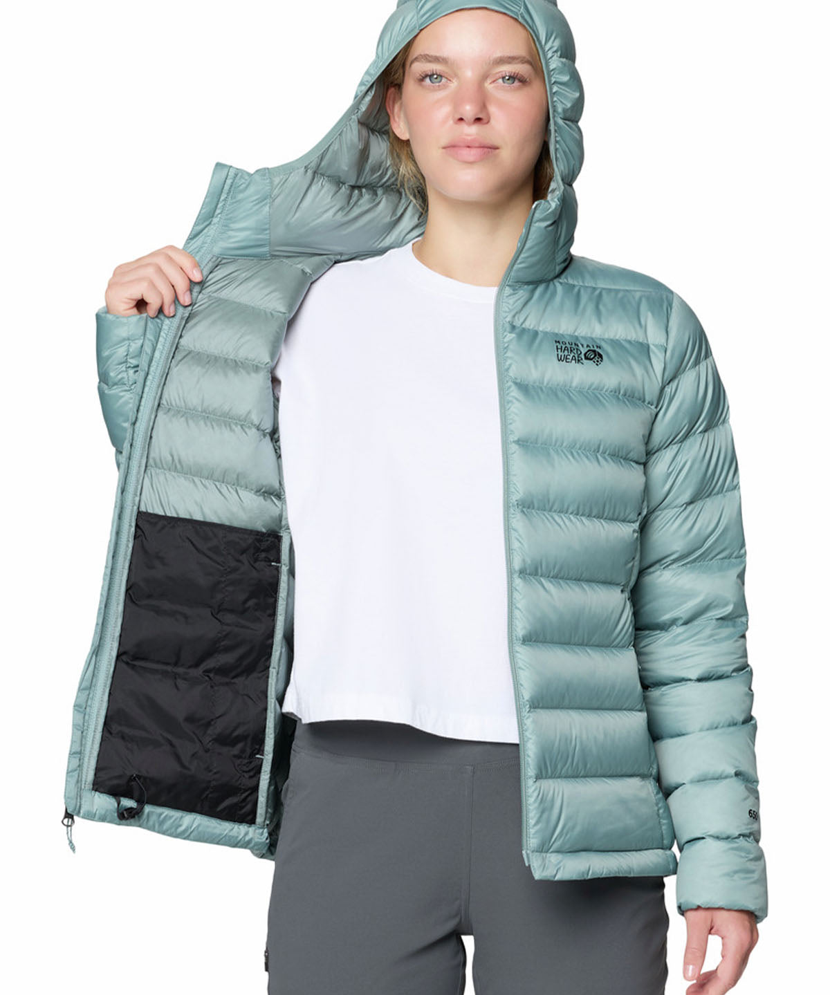 Parka Mujer Tiberondack Down Azul Mountain Hardwear