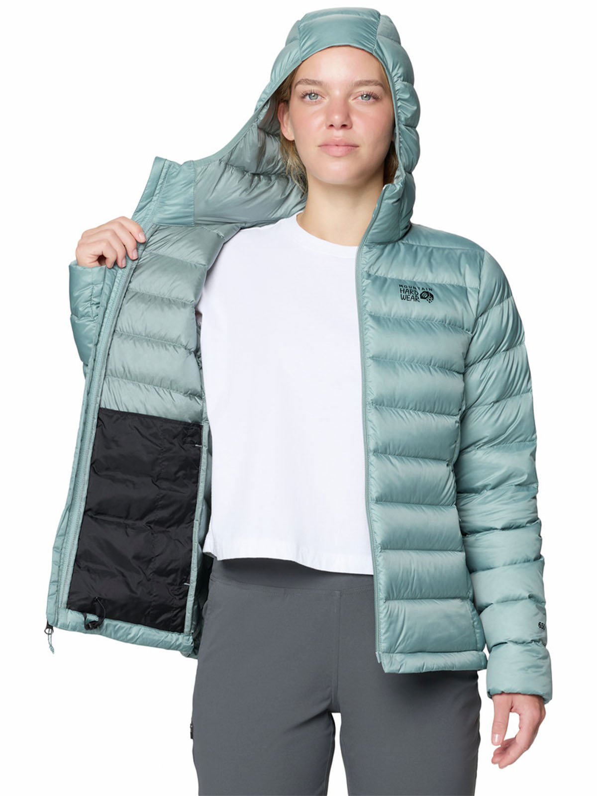 Parka Mujer Tiberondack Down Azul Mountain Hardwear