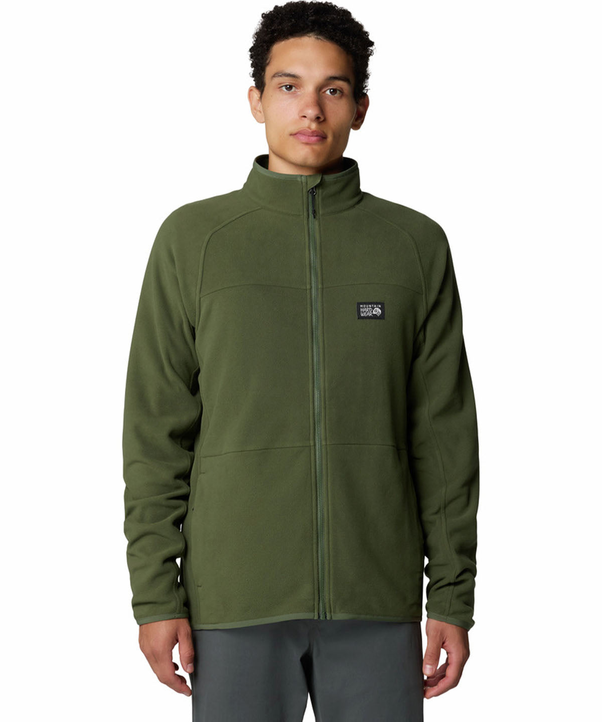 Polar Hombre Oakoram Fleece Fz Verde Mountain Hardwear